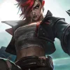 Arcane S02 Vi Cropped Leather Jacket