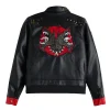 Arcane Vi Cosplay Black Leather Jacket