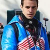 Before We Forget Matias Blue Puffer Jacket