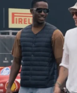 Damson Idris F1 The Movie Puffer Vest