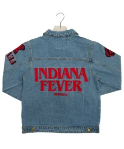 Indiana Fever Stranger Things Denim Jacket