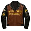 Rodeo Wild West Riders Biker Leather Jacket