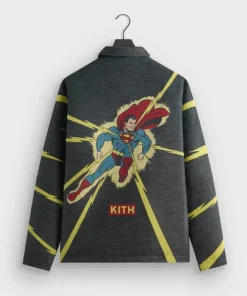 Superman X Kith Lightning Tapestry Jacket