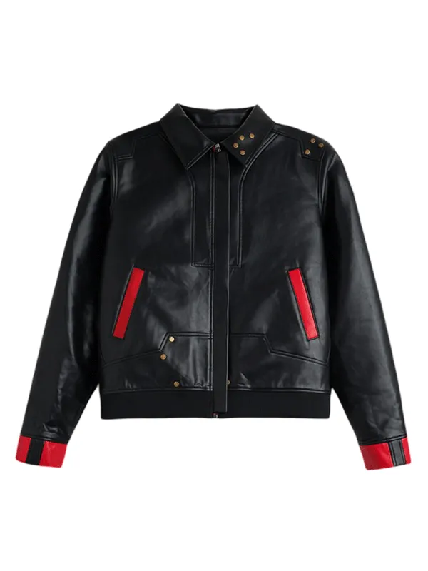 TV Series Arcane Vi Cosplay Black Leather Jacket