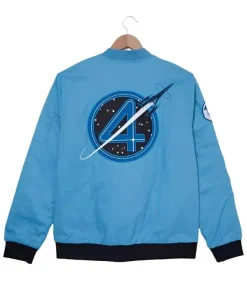 Alternative view of The Fantastic Four First Steps Blue Bomber Jacket