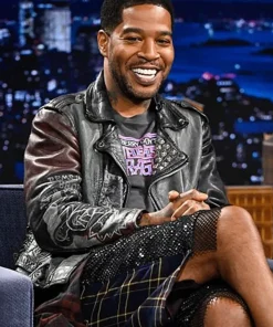 The Tonight Show Kid Cudi Leather Jacket - Image 4