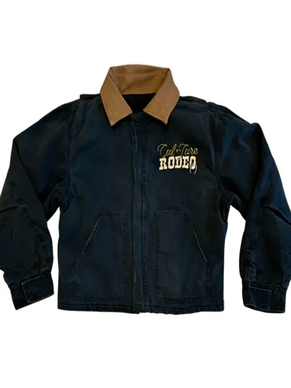 The World Famous Bull City Rodeo Black Cotton Jacket