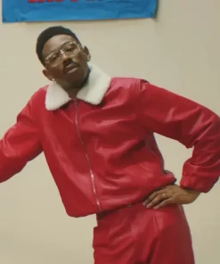 Tyler The Creator Stop Playing With Me Red Leather Jacket