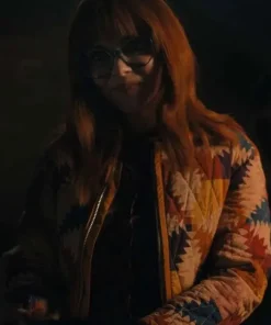 Alternative view of Christina Ricci Wednesday S01 Quilted Jacket