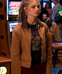 Eenie Meanie Samara Weaving Brown Jacket