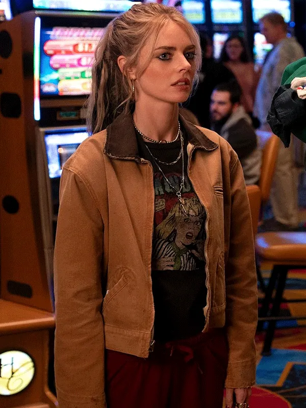 Eenie Meanie Samara Weaving Brown Jacket