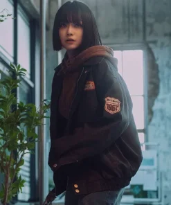 Alternative view of Kang Mi-na Twelve Black Cotton Jacket