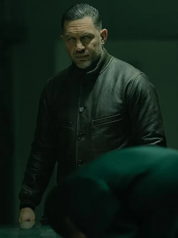 MobLand Tom Hardy Brown Leather Jacket