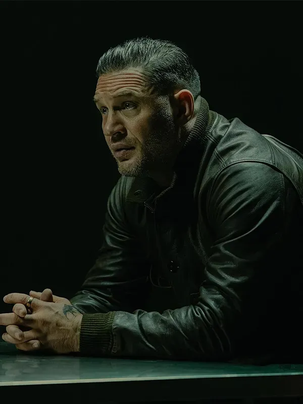 MobLand Tom Hardy Brown Leather Jacket - Image 3