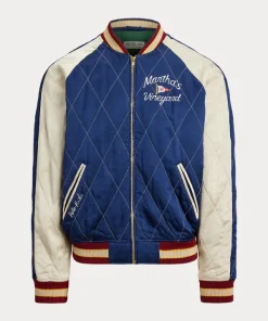 The Oak Bluffs Souvenir Blue Bomber Jacket