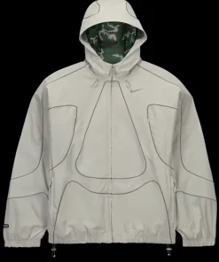 24 HEURES AVEC INOX ET SQUEEZIE À PARIS Inoxtag Unisex White Bomber Hooded Jacket