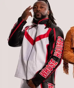 AEW Swerve Strickland Mr. Terrific Unisex Leather Jacket