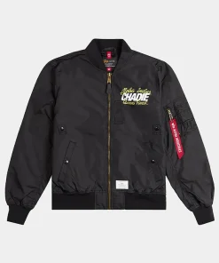 Alpha Indus x Chadie Queen Finest Satin Bomber Jacket