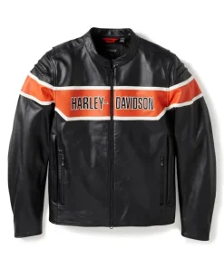 Harley Davidson 2025 Trenton Leather Riding Jacket