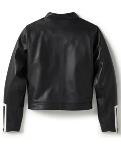Latin America 2025 Harley Night Essential Moto-Blocked Unisex Cafe Racer Leather Jacket