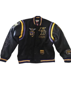 Los Angeles Lakers Kobe Bryant Legends Never Die Anthony Kiedis Unisex Black Varsity Jacket
