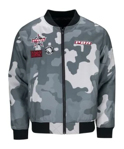 Professional Bull Riders Camo Unisex Bomber Jacket