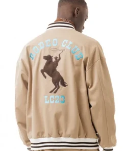 Rodeo Club Embroidered Cotton Bomber Jacket