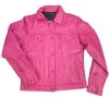 Rodeo Vegas Pink Leather Jacket