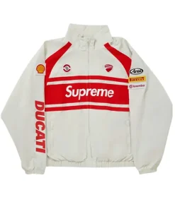 Supreme Ducati White Track Jacket
