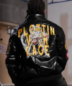 WNBA 2025 Atlanta Dream Rhyne Howard Broken Skull Unisex Leather Jacket
