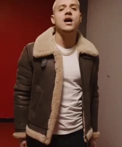 Zkr Ft. PLK - Tu Vois Comment 2021 PLK Shearling Lined Leather Jacket