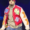 Breezy Bowl XX Chris Brown Wool Letterman Varsity Jacket
