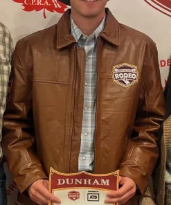 Canadian Finals Rodeo 2025 Contestant Leather Jacket