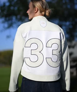 Chelsea F.C. Women Top-Scorer Aggie Beever-Jones London Fashion Week Moto Leather Jacket For Women