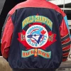 MLB World Series Toronto Blue Jays Vintage Leather Twill Jacket
