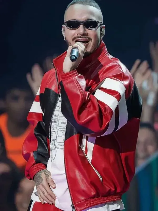 MTV Awards 2025 J Balvin Leather Jacket