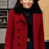 My Life with the Walter Boys Jackie Howard Red Wool Coat