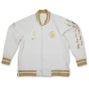 NBA Champions 2024 Boston Celtics White Warmup Jacket