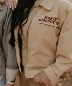 National Finals Rodeo 2025 Rodeo Western Marvel Cowboy Cotton Jacket For Women