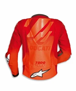 Spanish Motorcycle Racer Marc Márquez Alentà MM93 Ducati Unisex Moto Leather Jacket