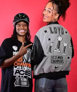 WNBA Champions 2025 Las Vegas Aces Jewell Loyd Unisex Wool Jacket