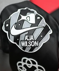 WNBA Champions No Luck Needed A’JA Wilson Las Vegas Aces Unisex Varsity Jacket
