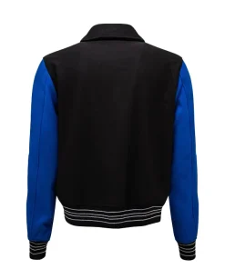 WNBA Indiana Fever Natasha Howard Bones Wool and Leather Jacket For Men and Women