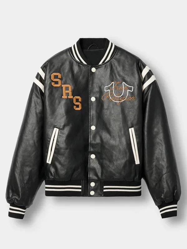 WNBA Las Vegas Aces Kierstan Bell Leather Retro Varsity Jacket For Men and Women