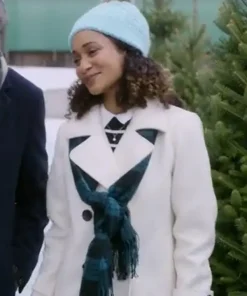 A Christmas Angel Match Lindura White Trench Coat