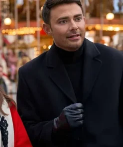 A Keller Christmas Vacation 2025 Dylan Black Trench Coat