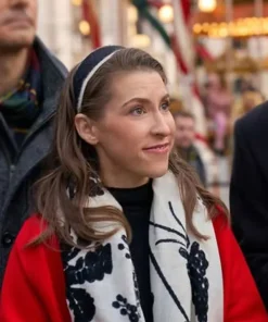A Keller Christmas Vacation 2025 Eden Sher Red Coat