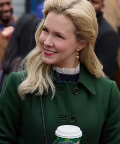 A Newport Christmas Ella Green Blend Coat