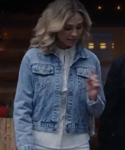 A Royal Montana Christmas Victoria Denim Fringe Jacket