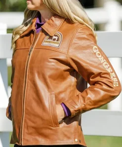 AAQHC 2025 Congress Ladies Leather Jacket